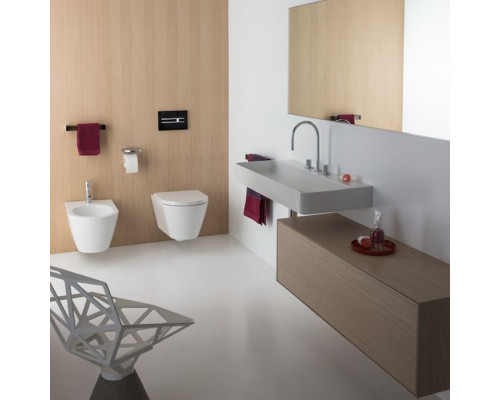 Биде подвесное Laufen Kartell 54.5х37х29 см 1 отверстие белый 8.3033.1.000.302.1