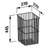 Корзина для белья Laufen Base 27x27x45 см хром 4.9302.0.110.000.1