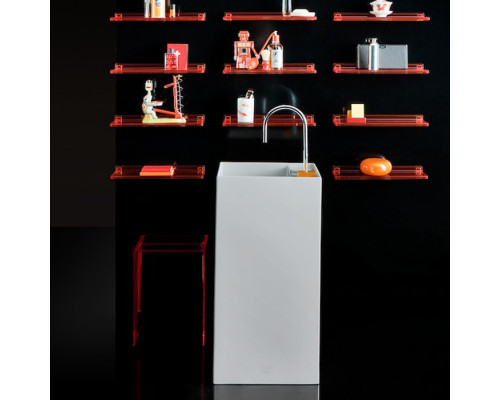 Раковина Laufen Kartell 37.5х43.5х90 см 1 отверстие напольная без перелива белая 8.1133.1.000.111.1