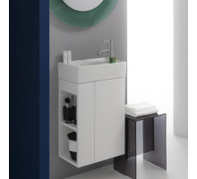 Раковина Laufen Kartell 46х28х12 см 1 отверстие без перелива LLC белая 8.1533.4.400.111.1