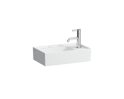 Раковина Laufen Kartell 46х28х12 см 1 отверстие без перелива белая 8.1533.4.000.111.1