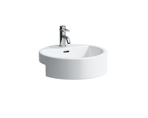 Раковина Laufen Living City 46х46х14 см 1 отверстие с дефектом (черная точка) 8.1343.1.000.104.1