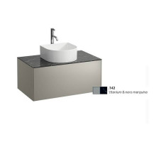 Тумба под раковину Laufen Sonar 77.5 х 45.5 х 34 см 1 ящик титан/черный мрамор 4.0541.5.034.142.1