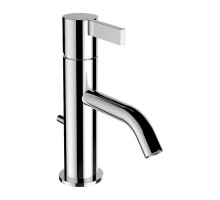 Смеситель для раковины Laufen Kartell на 1 отверстие излив 115 мм без донного клапана PVD нержавеющая сталь 3.1133.1.090.100.1