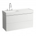 Тумба с раковиной Laufen Kartell 118х45х60 см 2 ящика полка справа белый матовый 8.1333.2.000.108.1/4.0764.8.033.640.1