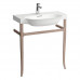 Консоль с раковиной Laufen The New Classic 80х48 см напольная 1 отверстие орех 8.1385.5.000.104.1/4.0607.2.085.629.1