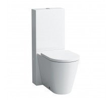Унитаз приставной Laufen Kartell 56x37x43 см безободковый Rimless белый 8.2866.1.000.981.1/8.2333.7.000.000.1