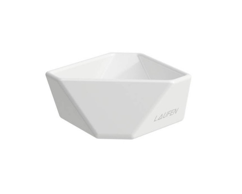 Чаша керамическая Laufen Home collection TRIO TRAY 105x100x40 мм настольная белая 8.7777.5.000.000.1
