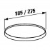 Съемный диск для смесителя Laufen Kartell d=275 мм янтарь 3.9833.5.081.002.1