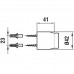 Держатель для ручного душа Laufen Twinpro настенный хром HF504709100000