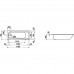 Ванна встраиваемая Laufen Pro 170x70 см стальная шумоизоляция антискольжение белый 2.2495.3.600.040.1