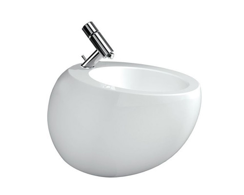 Биде подвесное Laufen Il Bagno Alessi One 58.5x39x35.5 см LLC белый 8.3097.1.400.304.1