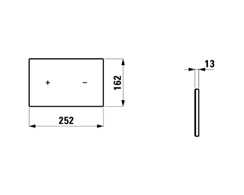 Клавиша смыва бесконтактная Laufen Installation System LIS AW4 двойной смыв черный глянцевый 8.9866.0.000.000.1 / 8.9566.4.020.000.1