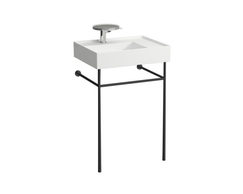 Консоль с раковиной Laufen Kartell 53.5х44х79 см напольная LLC черный матовый 3.8533.5.450.000.1 / 8.1033.4.400.111.1