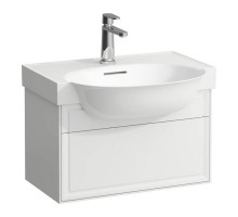 Тумба с раковиной Laufen The New Classic 57.5х31.5х34.5 см 1 ящик подвесная белый глянец 4.0603.1.085.631.1 / 8.1385.3.000.104.1