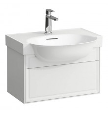 Тумба с раковиной Laufen The New Classic 57.5х31.5х34.5 см 1 ящик подвесная белый глянец 4.0603.1.085.631.1 / 8.1385.3.000.104.1