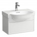 Тумба с раковиной Laufen The New Classic 57.5х31.5х34.5 см 1 ящик подвесная белый глянец 4.0603.1.085.631.1 / 8.1385.3.000.104.1