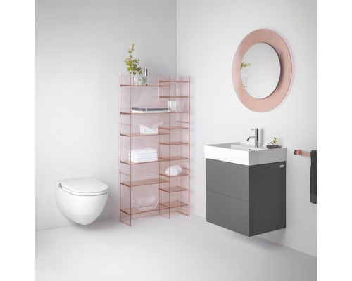 Унитаз-биде подвесной Laufen Cleanet Riva 60х39.5х40.5 см безободковый белый 8.2069.1.400.000.1