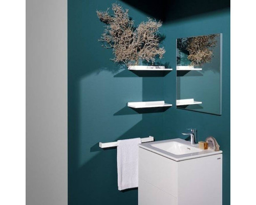 Полотенцедержатель Laufen Kartell 60х7.5х4 см подвесной пластик белый 3.8133.2.090.000.1