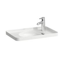 Раковина врезная Laufen Val 55х36 см SaphirKeramik без отверстия 8.1728.1.000.112.1
