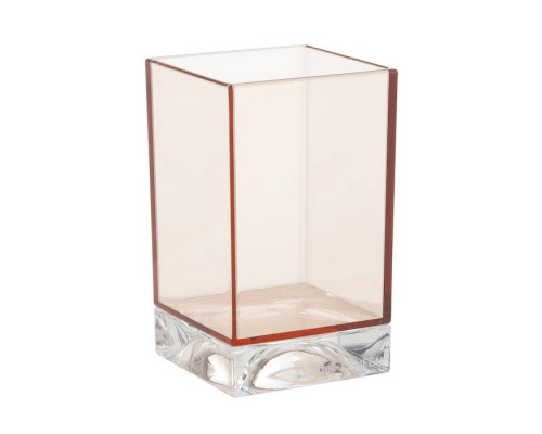 Стакан настольный Laufen Kartell 7х7х12 см пластик пудровый розовый 3.8233.0.093.000.1
