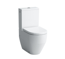 Унитаз-моноблок Laufen Pro 36х65х44 см приставной Rimless белый 8.2596.2.000.000.1/8.2995.3.000.973.1