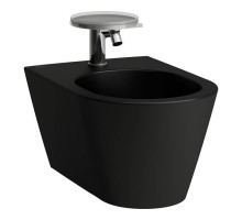 Биде подвесное Laufen Kartell 54.5х37х29 см 1 отверстие черный матовый 8.3033.1.716.302.1