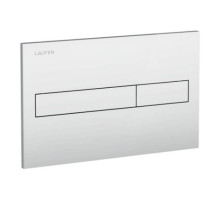 Клавиша смыва двойная Laufen LIS AW1 250х160 мм хром матовый 8.9566.1.007.000.1