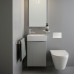 Раковина Laufen Kartell 46х28х12 см 1 отверстие без перелива полочка слева белая 8.1533.5.000.111.1