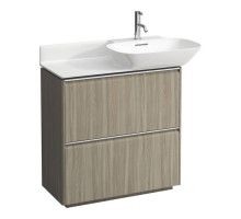 Тумба под раковину напольная Laufen INO 77x35x78 см 2 ящика светлый вяз 4.0300.2.110.262.1/8.1330.1.000.104.1
