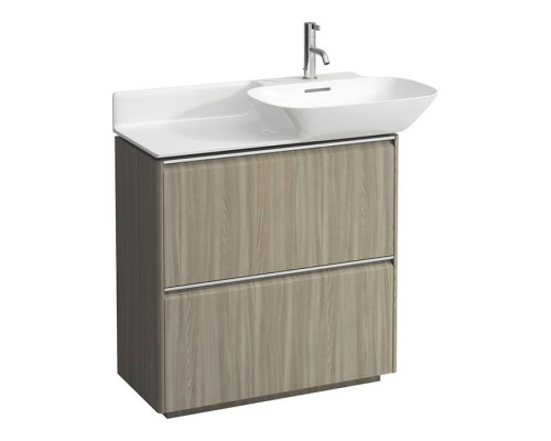 Тумба под раковину напольная Laufen INO 77x35x78 см 2 ящика светлый вяз 4.0300.2.110.262.1/8.1330.1.000.104.1