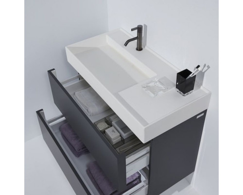 Раковина Laufen Kartell 90x46x12 см 1 отверстие без перелива белая 8.1033.8.000.111.1