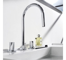 Смеситель для раковины Laufen Kartell 3 отверстия поворотный излив 166 мм хром 3.1233.3.004.220.1