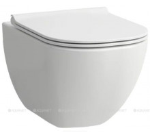 Унитаз подвесной Laufen Basal 530х360 мм Rimless с сиденьем 8.66E1.0.000.000.1