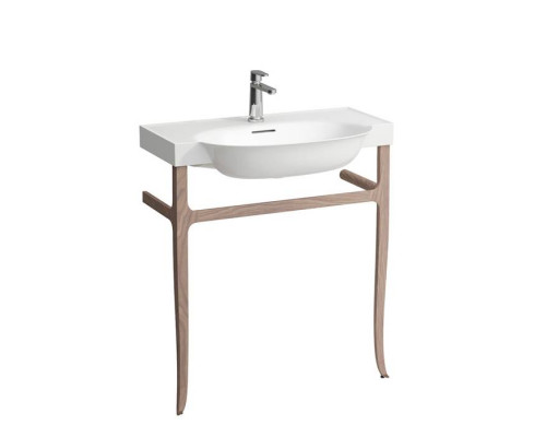 Консоль с раковиной Laufen The New Classic 58.5х32х83 см напольная 3 отверстия орех 8.1385.3.000.108.1/4.0607.1.085.629.1