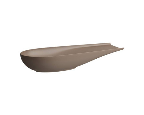Раковина-чаша Laufen Alessi One 100х38х17 см без отверстия LCC кофейный матовый 8.1897.4.188.112.1