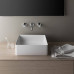 Раковина накладная Laufen Living Square 36х36х13 см без отверстия без перелива белая 8.1143.3.000.112.1